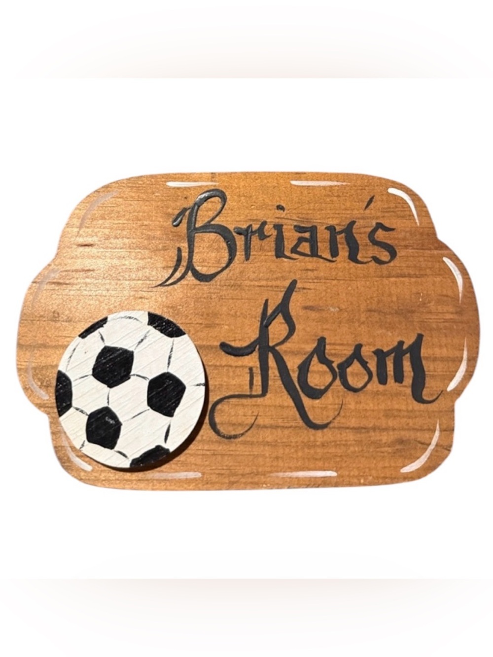 💰BOGO FREE Vintage Handmade Brian’s Room Sign